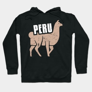 Retro Peruvian Peru Alpaca Hoodie